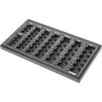 HMF Geldkassette Euro-Münzzählbrett 2600, Münzsortierer 33 x 18,5 x 2 cm, schwarz