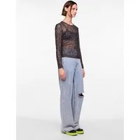 pieces Langarmshirt Ninni (1-tlg) Plain/ohne Details