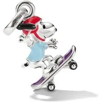 THOMAS SABO Charm-Einhänger THOMAS SABO x Peanuts Snoopy auf dem Skateboard Charm - Connect, Emaille