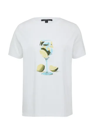 comma - T-Shirt weiß - Gr. - 38