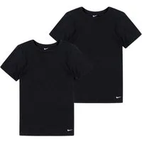 Nike Sportswear T-Shirt NHB BOYS 2PK CREW UNDERSHIRT (2-tlg) für Kinder, 2er-Pack, aus Baumwolle und Polyester