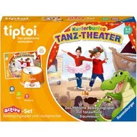Ravensburger Spiel tiptoi® ACTIVE Set Kunterbuntes Tanz-Theater, Bewegungsspiel, mit tiptoi® Lautsprecher