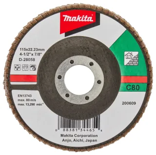 Makita Fächerschleifscheibe 115mm C80F - D-28058