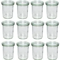 WECK Karaffe Sturzform-Glas 160ml 12er Pack