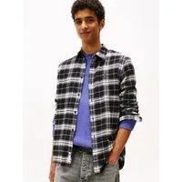 Tommy Jeans Flanellhemd TJM REG FLANNEL CHECK SHIRT EXT kariert, regular fit, Langarmhemd, Button-down-Kragen