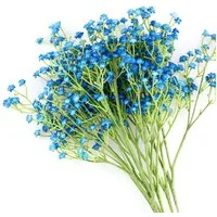 Kunstblumenstrauß Schleierkraut Künstlich 6 STK Fake Deko Blumen Künstlich Gypsophila, Agger, Artificial Flowers Künstliche Schleierkraut für Hochzeit Zuhause Deko