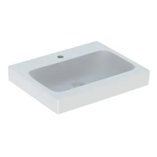 Geberit iCon Waschtisch, 60x48,5cm mit Hahnloch, ohne Überlauf, 124062000 124062000