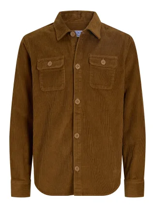 JACK&JONES - JJEREGENT CORD OVERSHIRT LS JNR - Gr. - 176