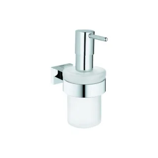 Grohe Essentials Cube Seifenspender 40756001 chrom, mit Halter