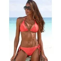 LASCANA Triangel-Bikini Glitzernde Strukturware