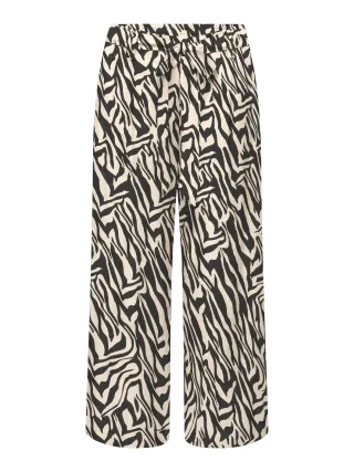 ONLY - ONLNOVA LIFE VIS CROP PALAZZO PANT WVN Black - Gr. - S