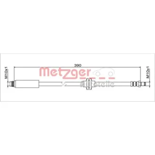 Metzger Bremsschlauch vorne Chevrolet Aveo