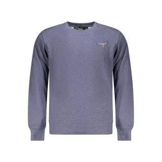 Accademia Militare Blauer recycelter Baumwoll-Herrenpullover