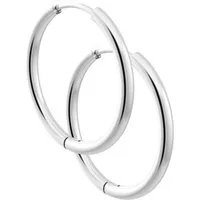 THIORA Creolen-Set Damen-Creolen „Aruba“ aus Edelstahl, 14/18/22 mm, 316L Edelstahl, wasserfest, hypoallergen & nickelfrei, poliert