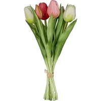 Kunsttulpe Tulpenbund, Creativ green, Höhe 32 cm, aus 6 Einzelstielen