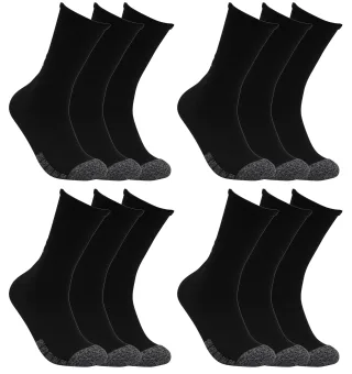 12 Paar Under Armour HeatGear Crew Socken Unisex Sportsocken
