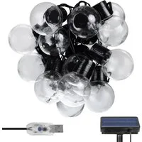 Maclean LED-Girlande MCE424, 2-in-1 Lichterkette für den Garten 7 m