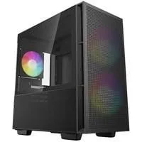 CH360 , Tower-Gehäuse schwarz, Tempered Glass
