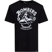 KingKerosin Print-Shirt Bombers (1-tlg) mit monochromer Pinup-Print