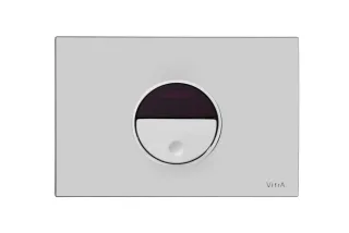 VitrA Pro WC-Betätigungsplatte Touch-Free für 2?Mengen?Spülung Edelstahl Chrom Hochglanz,762-1421 762-1421