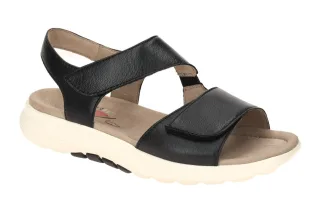 Gabor Damen Sandalette 86.815.57 ROLLINGSOFT Schwarz Keilabsatz