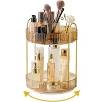 TUWENA Make-Up Organizer Make Up Organizer, 360° drehbare Kosmetikaufbewahrungsbox