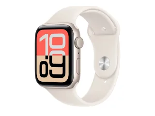 Apple Watch SE 3 (GPS) 44mm polarstern mit Sportarmband S/M polarstern | mehg4zr/a |