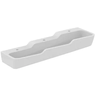 Ideal Standard Reihenwaschtisch Contour 21 Schools 3 Hl. ohne Ül. 1300x430x155 Weiß, S134801 S134801