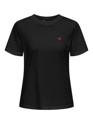 JDY - JDYPISA LIFE S/S PRINT TOP JRS NOOS Black - Gr. - S