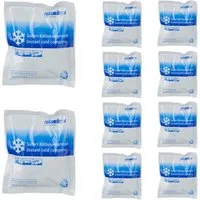 relaxdays Kühlpad Kühlpack zum Knicken Set, 10-tlg., 10er Set, 10er Pack
