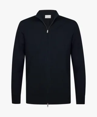 Profuomo - Navy Luxury Basic Full Zip navy - Gr. - XXL