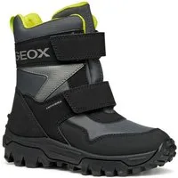 Geox J HIMALAYA BOY B ABX Winterstiefel Snowboots, Klettstiefel mit Warmfutter, Größenschablone zum Download