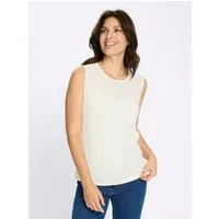 Sieh an! T-Shirt Shirttop Ärmellos