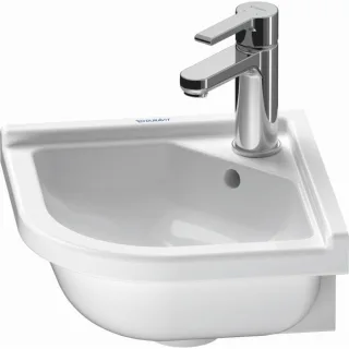 Duravit Starck 3 Eckhandwaschbecken 0752440000 43 x 38 cm, weiss, mit Überlauf