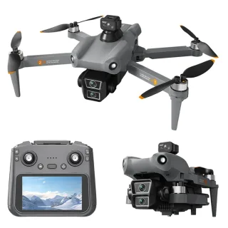 LYZRC L300 Ultra GPS 5G Digital FPV with 4.3inch Touchable LCD Screen Controller 4K HD Dual Camera Servo Gimbal 360° Obs