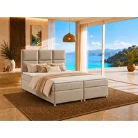 Best for Home Boxspringbett Boxspringbett Trinity K-13 mit Stauraum & 7-Zonen Komfort – modern (Bonell-Matratze, gepolstertes Kopfteil, Doppelbett versch. Größen, 140x200 160x200 180x200 200x200 cm), Handwerksqualität, TOP Preis-Leistungs-Verhältnis