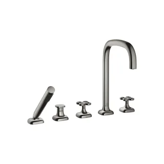 Dornbracht Wannen-Fünflochbatterie für Wannenrandmontage COYA 27522424 Dark Chrome,27522424-19 27522424-19