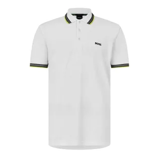Boss - "Paddy" Poloshirt für Herren (Weiß/Grün)