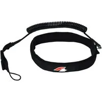 F2 SUP-Leash F2 Stand Up Paddling Leash Hüft Coiled Leash Schwarz