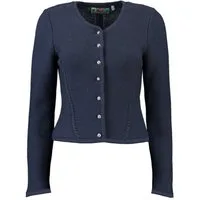 Berwin & Wolff Trachtenjacke Trachten Strickjacke - GISELLA - hellgrau, marine