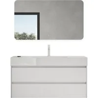 Mai & Mai Badmöbel-Set Badezimmermöbel 120cm Waschbecken Waschtisch mit Unterschrank Deep