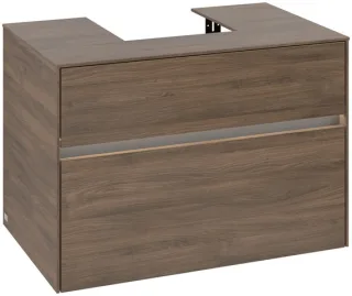 Villeroy & Boch Waschtischunterschrank Collaro C093B0 800x548x500mm mit Beleuchtung Arizona Oak C093B0VH