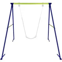 Dripex Schaukelgestell Kinder Metall Schaukelgerüst Schaukel Gestell, 193x160x180cm Nestschaukel