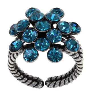 konplott - Ring - Magic Fireball Mini blau