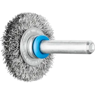 PFERD TOOLS Rundbürste ungezopft RBU Edelstahl-Draht mit Schaft - 43102003