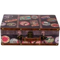 BIRENDY Dekoobjekt Truhe Kiste KD1291 Geschenkbox Holztruhe Vintage Look Schatzkiste .