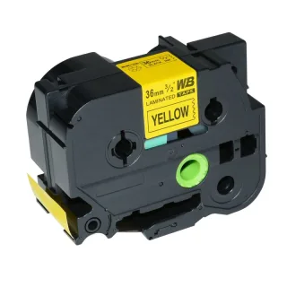 [NB]* Schriftband kompatibel für Brother TZE661 36mm bk/yellow