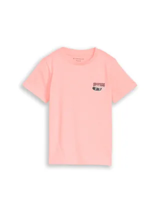 tom tailor kids - T-Shirt mit Foto-Print soft neon pink - Gr. - 110