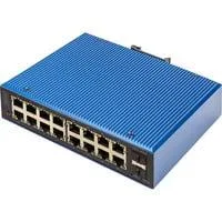 Industrieller 16+2-Port L2 managed Gigabit Ethernet PoE, Switch