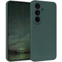EAZY CASE Handyhülle TPU Hülle für Samsung Galaxy S26 6,3 Zoll, Silikon Schutzhülle mit Kameraschutz kratzfestes Bumper Nachtgrün